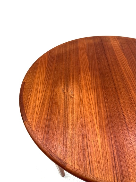 Vintage verlengbare Deense teakhouten eettafel ‘60 (photo 12 of 14)