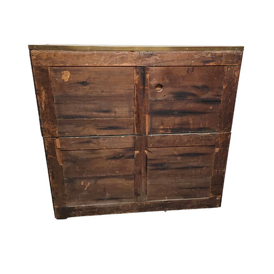 Image 1 of Antiek Engels mahonie Campaign ladekast, circa 1820/30