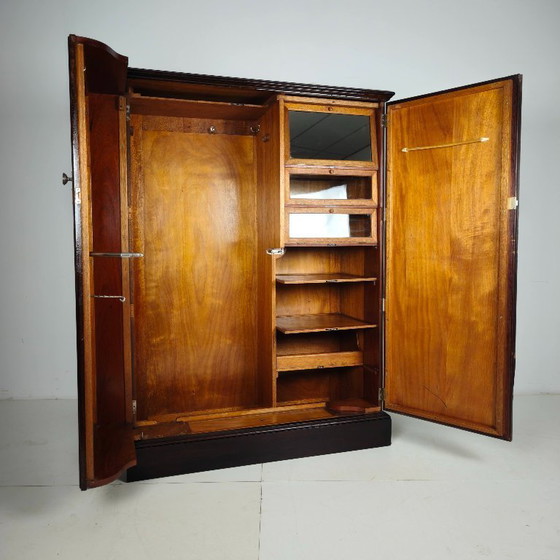 Englischer Art-Deco-Kleiderschrank aus Eichenholz – Kleiderschränke, Wood (photo 4 of 9)