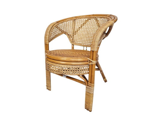 Sedia vintage intrecciata