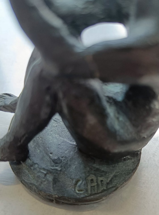 Image 1 of Una scultura che legge la ragazza - Corry Ammerlaan - van Niekerk.