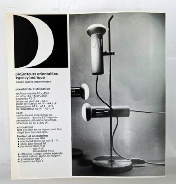 A14 floor lamp by Alain Richard, Disderot France edition – Floor lights, Metal (photo 13 of 13)