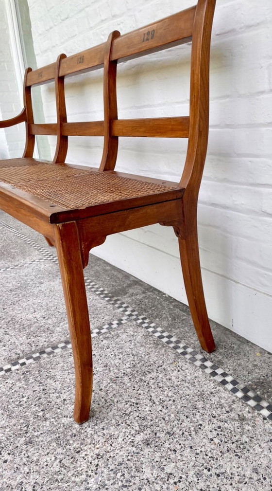 Image 1 of Antica panca da chiesa in legno