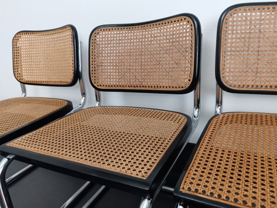 Image 1 of Set di quattro sedie B32 di Gavina della fine degli anni '60