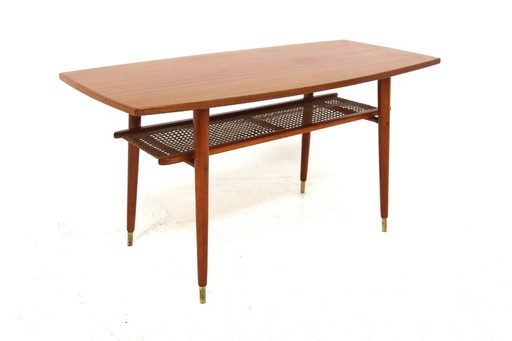 Tavolino da caffè scandinavo in teak, Svezia, 1960
