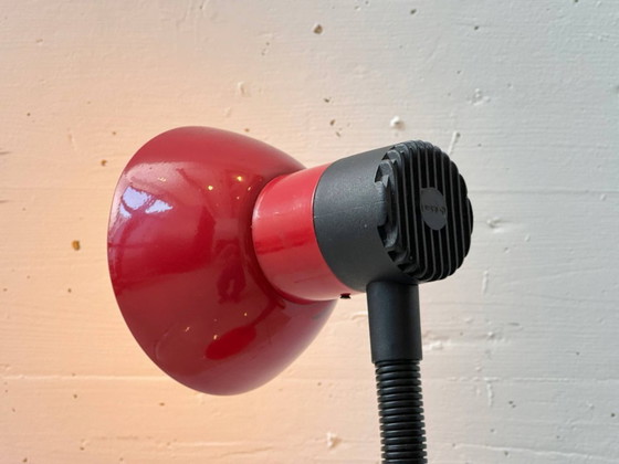 Image 1 of Lampada da tavolo con braccio flessibile nero di Lumes Lamps, anni '80.