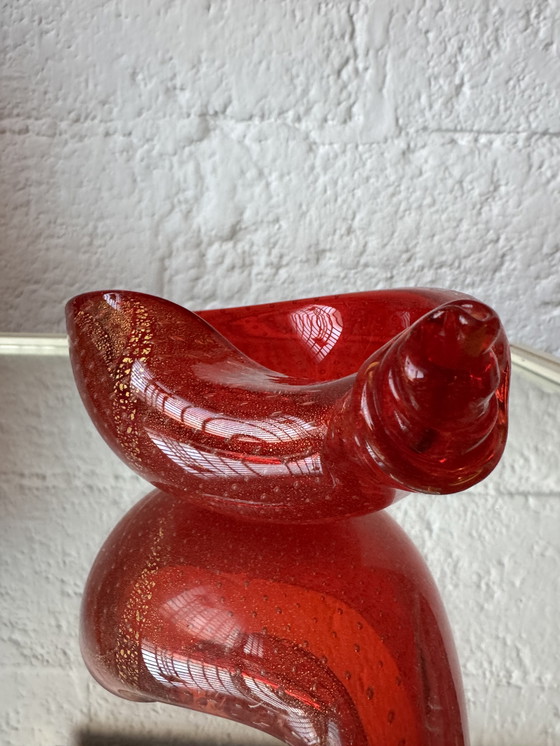 Image 1 of Murano Sommerso pocket emptier from the 70s