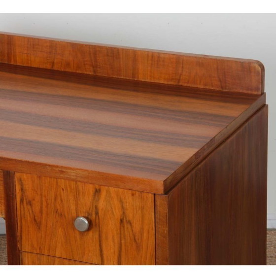 Image 1 of Piccola scrivania modernista, opera francese degli anni '40.