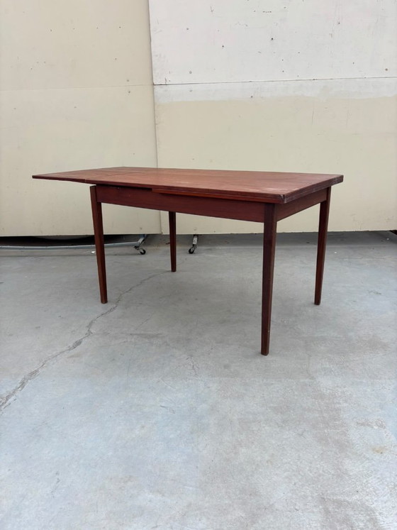 Table de salle à manger vintage Mid-Century extensible en bois – Années 1960/1970 – Tables de salle à manger (photo 2 of 5)