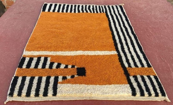 Alfombra de lana pura hecha a mano, artesanía tradicional marroquí, 200/300 cm – Ahrend, Wool (photo 2 of 6)