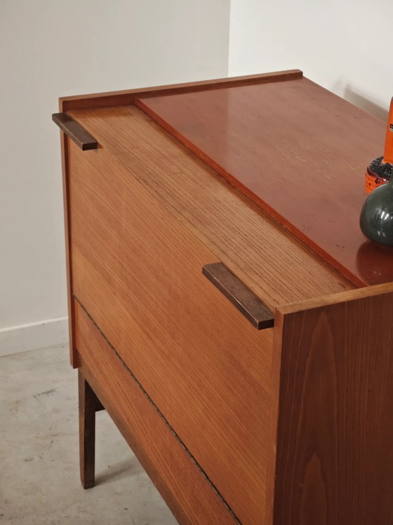 Opbergkist of minibar van Frantisek Mezulanik voor Up Zavody – Barkrukken, Wood, Mid Century Modern (photo 12 of 21)