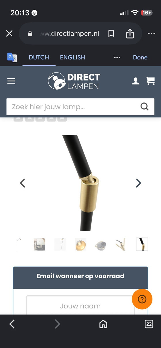 Image 1 of Lampada da terra Light&Living Borre (come nuova)