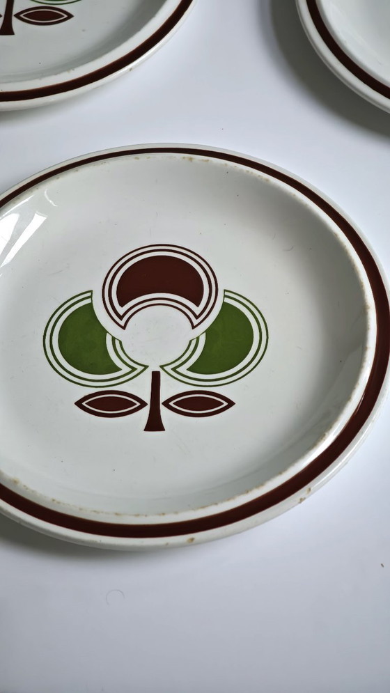 Image 1 of 6 piatti per la colazione Lavano Richard Ginori, design italiano moderno di metà secolo