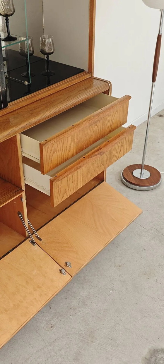 High buffet / Sideboard U 372 / 386 by B Landsman and H Nepozytek 60 – Jitona, Display cabinets, Wood, Glass (photo 20 of 40)