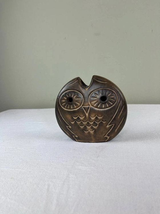 Soliflore hibou stylisé en céramique vintage – Vases, Porcelain, Ceramic (photo 5 of 9)