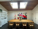 Mesa Arco Slim+ roble natural, 360cm/105cm