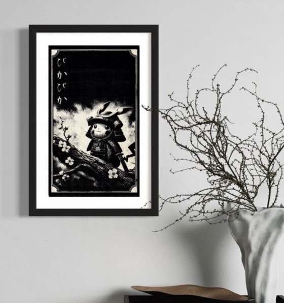 Image 1 of Artwork Pikachu (Pokemon) The last Cute samurai 