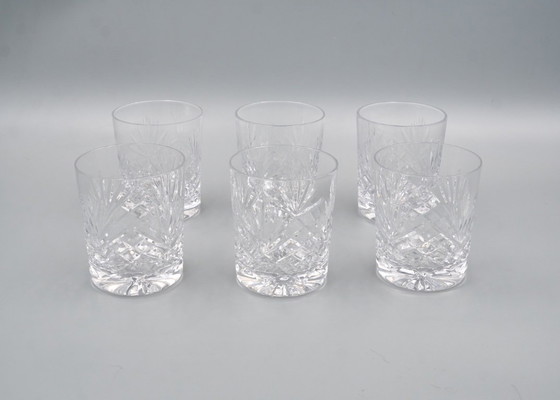 Image 1 of 6 vintage glazen, in de stijl van de jaren 60