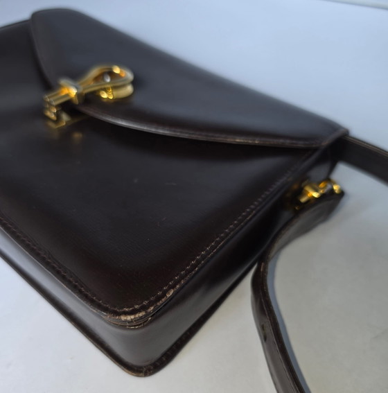 Vintage Gucci Tiger Eye Shoulder Bag Made In Italy – Leather (photo 7 of 15)