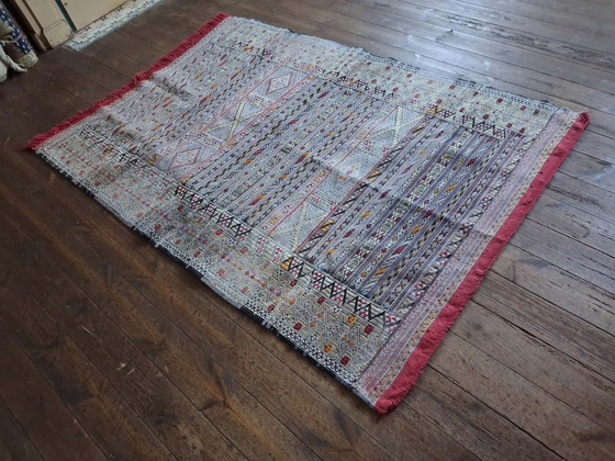 Kilim Berbero fatto a mano 180×125cm, Tappeti, Lana, Multicolore (foto 2 di 14)