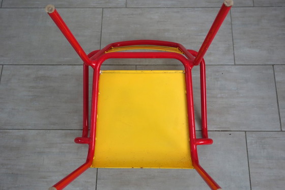 Image 1 of Stella metalen fauteuil uit de jaren 50