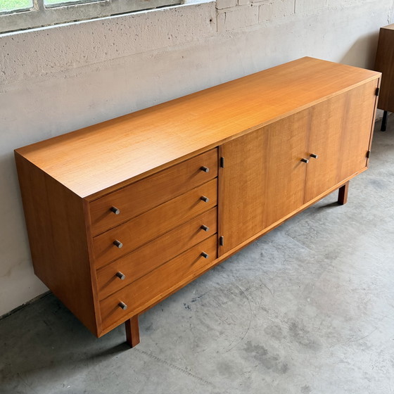 Modernist Oak Sideboard, Vanda, Belgium, 70s – Wood (photo 2 of 6)