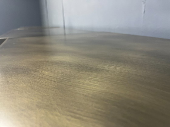 Image 1 of XL brass credenza by Belgochrom, 1980s