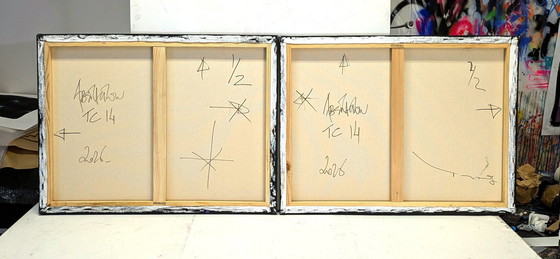 Image 1 of Tehos contemporary abstract art painting TC 14 - 2026