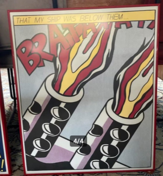 Image 1 of Roy Lichtenstein bratatatatata en 3 parties