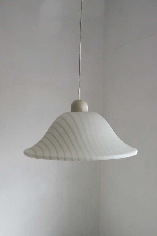 Grand plafonnier en verre du Mid Century de Peill & Putzler