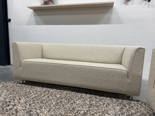 Gelderland 4800 Bank 2.5 Seater Moss Sahco fabric 190