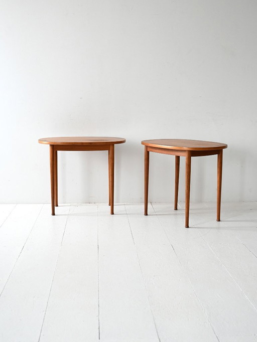 Pair of Oval Tables by Y. Sandström