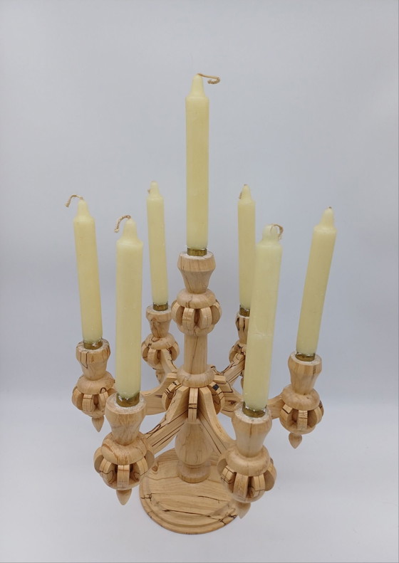 Bellissimo portacandela in legno scandinavo – Rolf Axelsson, Portacandele, Ottone (photo 14 of 14)