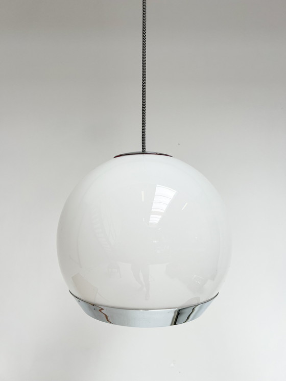 Image 1 of Round ceiling lamp in Space Age style, 1970's