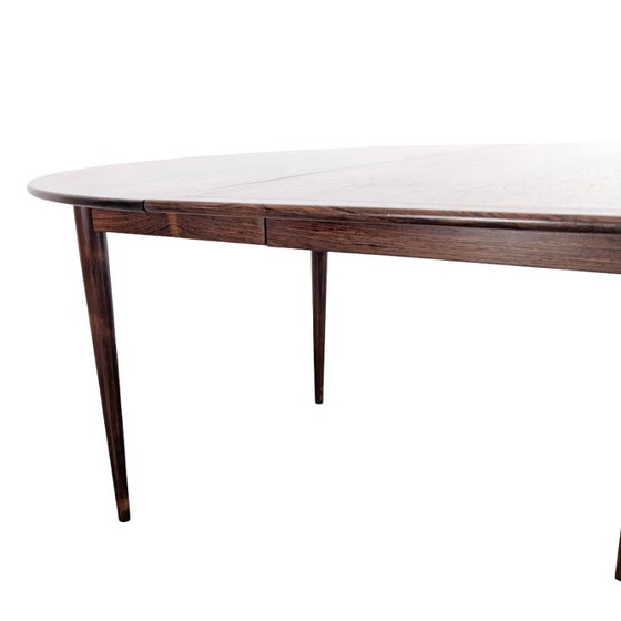Arne Vodder uitschuifbare eettafel, mid-century stijl, Sibast palissanderhout – Wood, Vintage (photo 9 of 10)