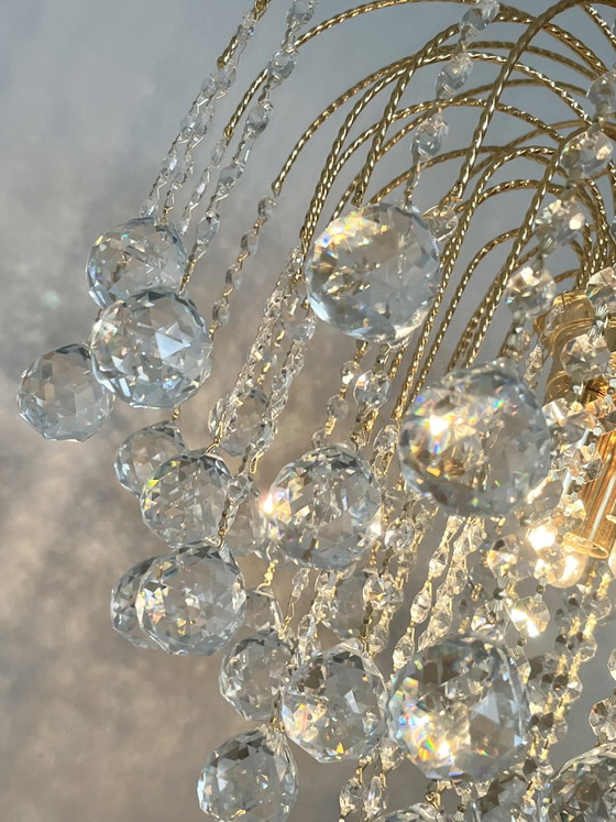 Image 1 of Lampadario vintage SWAROVSKI STRASS di taglia XL