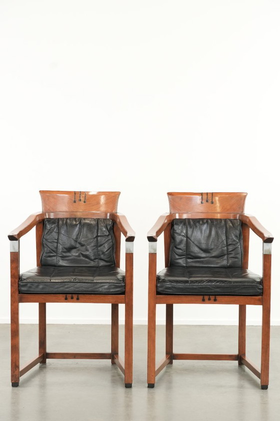Image 1 of 2 x Art Deco Schuitema design dining/occasional chair from the Decoforma series with armrests