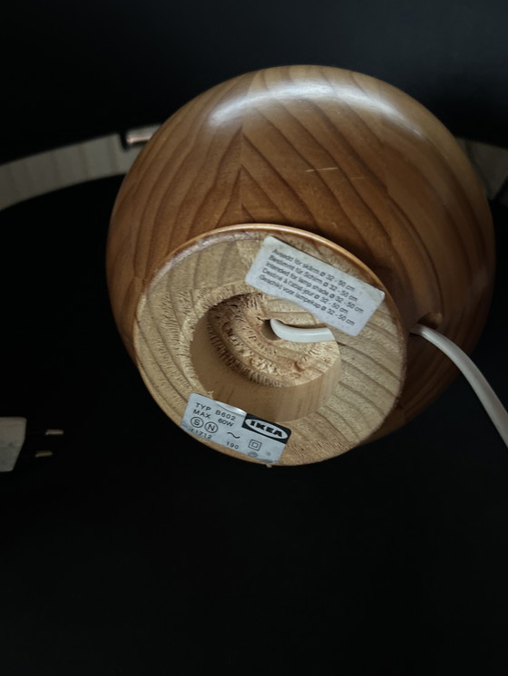 Image 1 of Lampada vintage IKEA in legno massello
