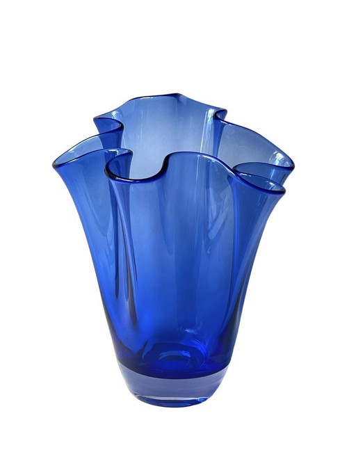 Danish Design - Vase Laguna Vase en mouchoir Per Lütken pour Holmegaard