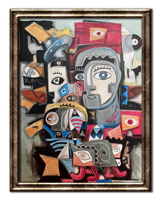 Dipinto acrilico originale di Don Kosta - settima dimensione