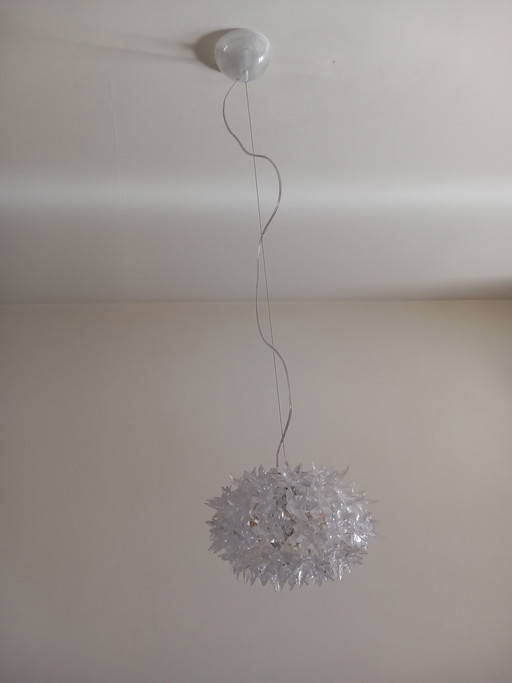 2x lampada a sospensione in cristallo Kartell Bloom