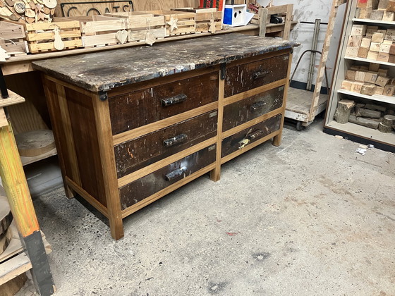 Image 1 of Industrial workbench - work table - work cabinet