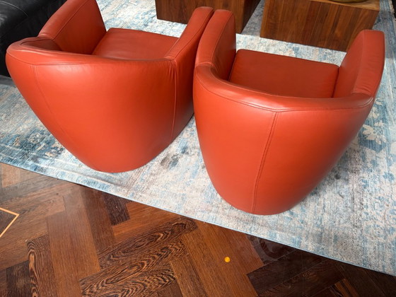 Deux fauteuils Leolux Carabas – Leather (photo 2 of 9)