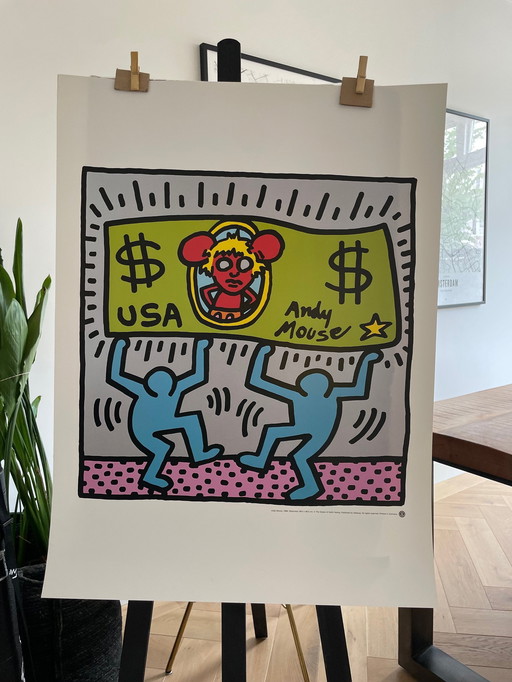 Keith Haring (1958-1990), Andy Mouse, 1986, Copyright The Estate of Keith Haring, Published by teNeues, Printed in Germany
