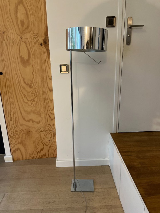 Image 1 of Cinna 2000 vintage chrome metal floor light