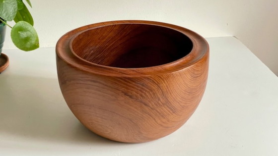 Ciotola da insalata VINTAGE in teak massiccio – Stoviglie, Legno (photo 12 of 25)