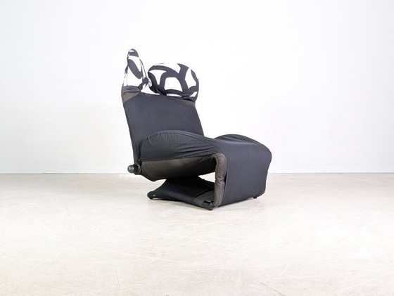 Image 1 of Silla Original Cassina Wink Toshiyuki Kita Negro Blanco