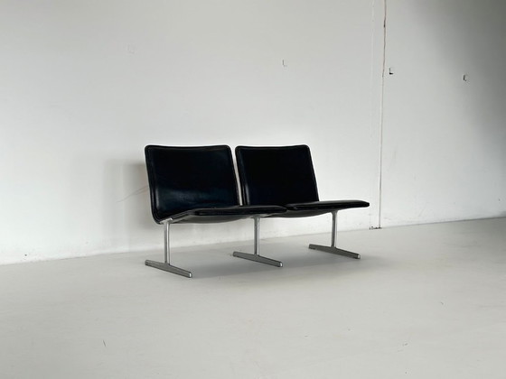 Image 1 of Fauteuil/canapé Dieter Rams 602 Sitbank en cuir Vitsoe Zapf