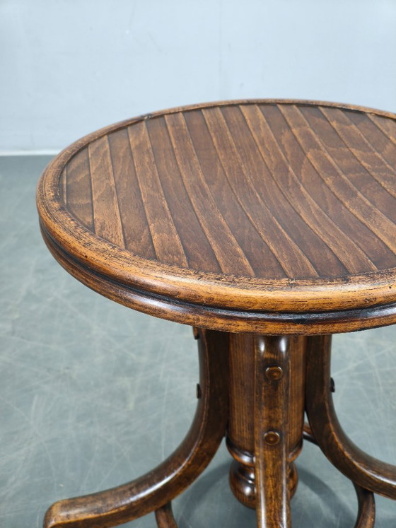 Image 1 of Taburete de piano ajustable estilo Art Déco de Fischel, Checoslovaquia, década de 1930.