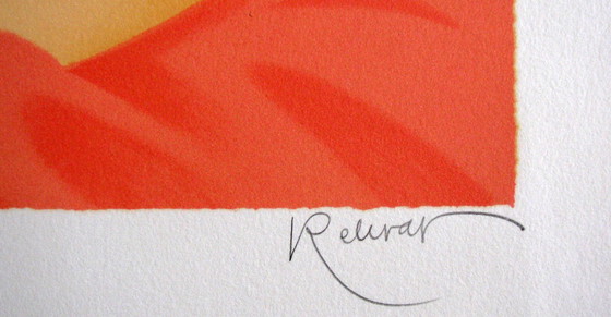 Image 1 of Magnifique lithographie d'Anne Retivat (Fr)